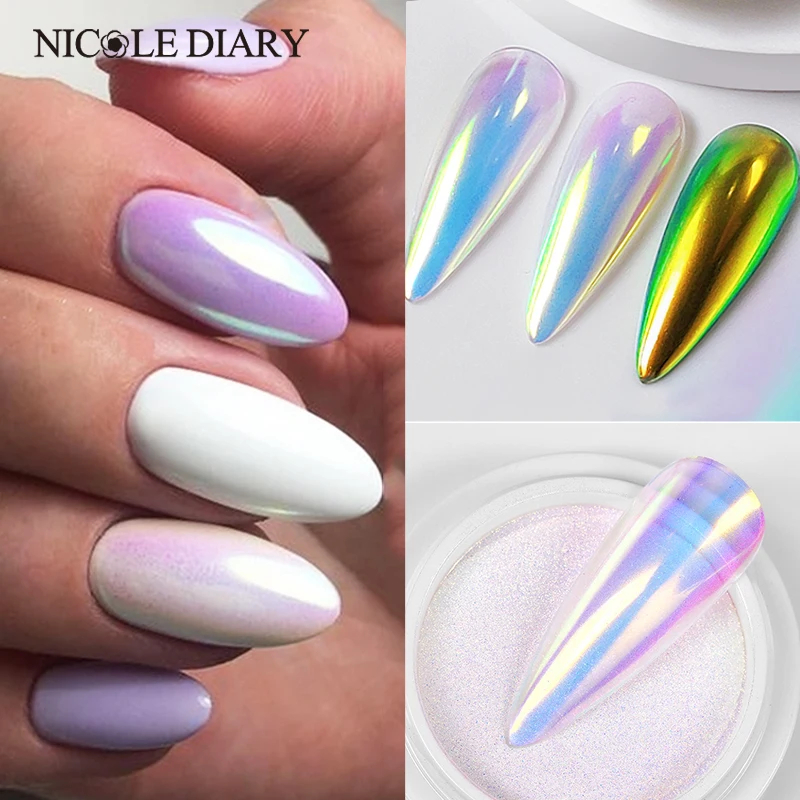Dip Powder Nail - NICOLE DIARY Aurora, порошок для ногтей,