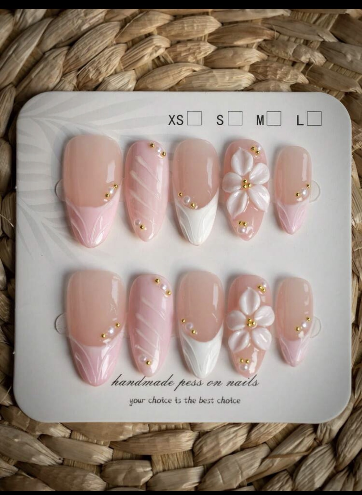 10 штук искусственных ногтей в – обзор и цена Nail Art Wedding