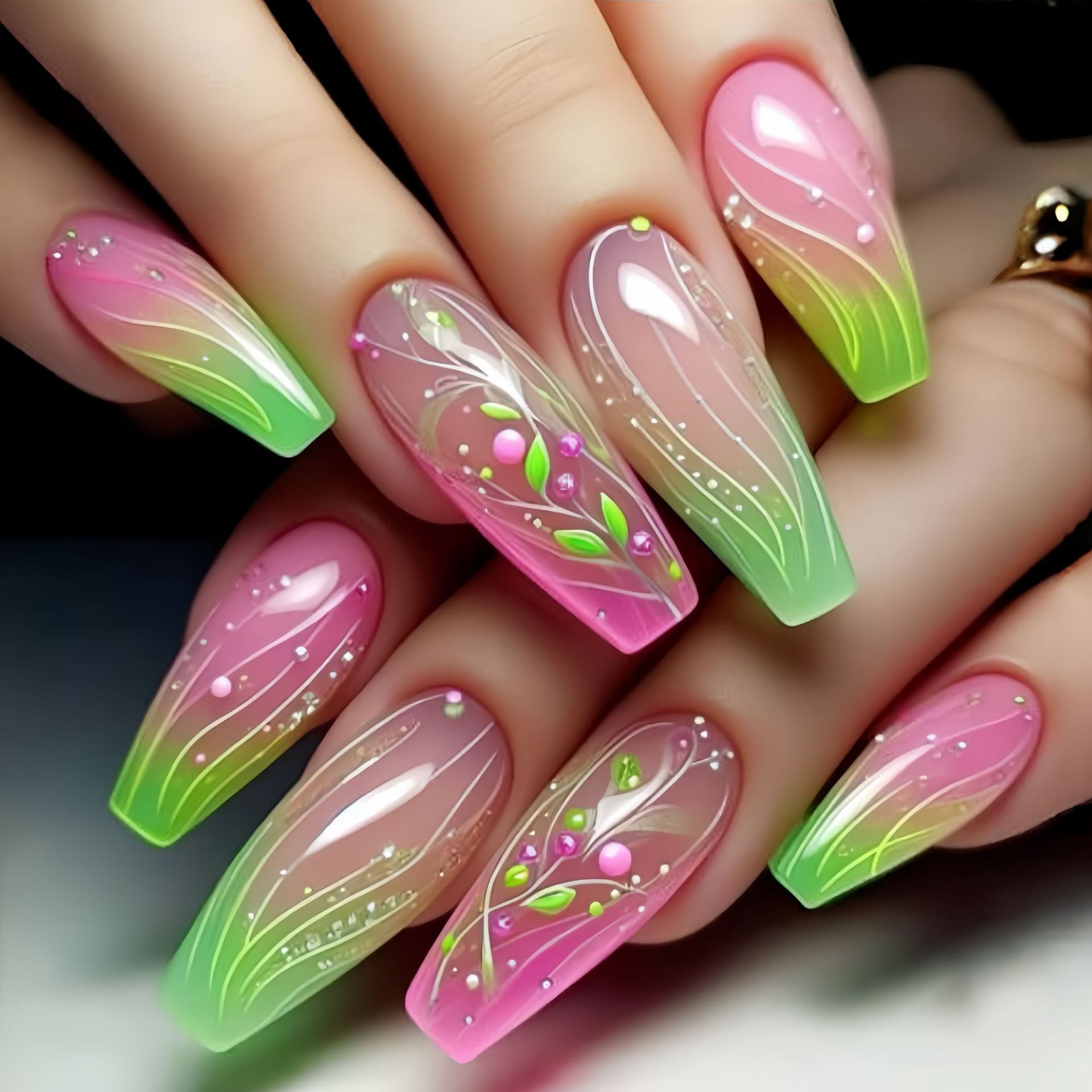 Короткие накладные ногти средн – обзор и цена Nail Art Wedding