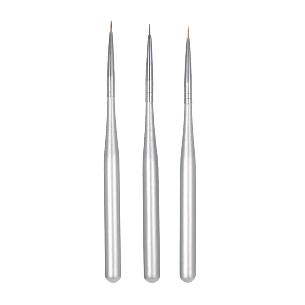 Набор из 3 кистей для дизайна  – обзор и цена Nail Art Brush Set