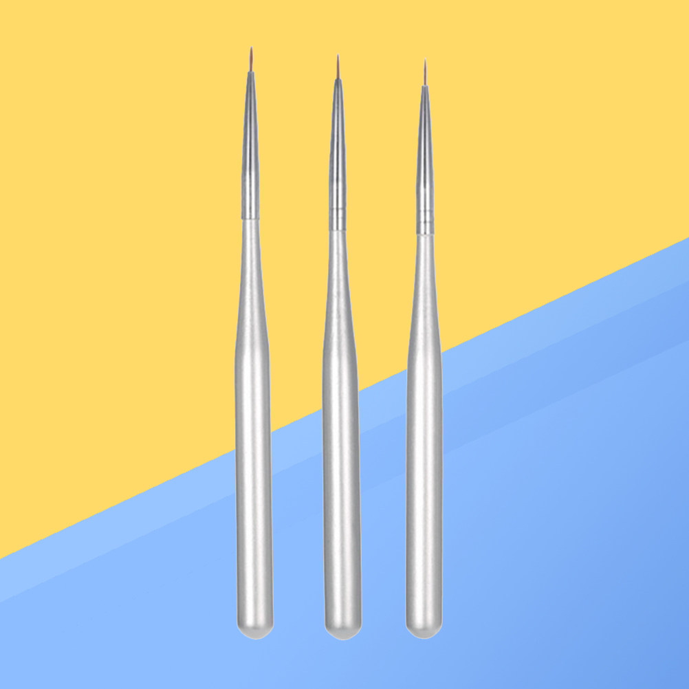 Набор из 3 кистей для дизайна  – обзор и цена Nail Art Brush Set