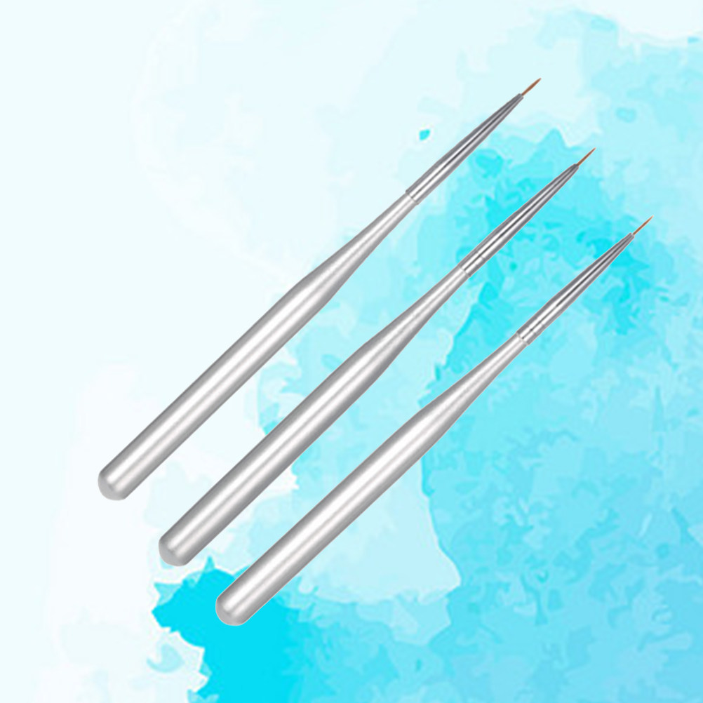 Набор из 3 кистей для дизайна  – обзор и цена Nail Art Brush Set