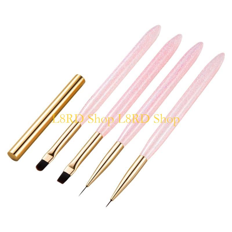 L8RD 4 шт. Набор кистей для ди – обзор и цена Nail Art Brush Set