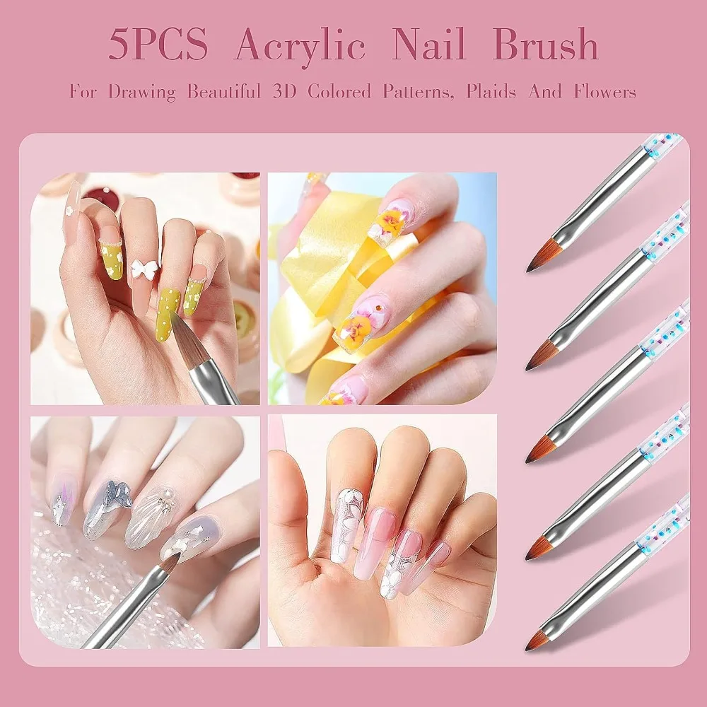 Набор из 32 кистей для нейл-ар – обзор и цена Nail Art Brush Set