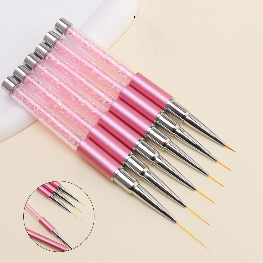 Набор из 6 акриловых кистей дл – обзор и цена Nail Art Brush Set