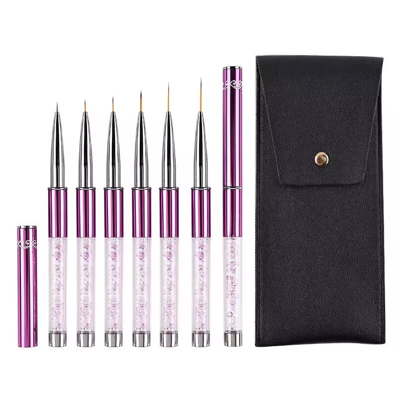 Набор из 6 акриловых кистей дл – обзор и цена Nail Art Brush Set