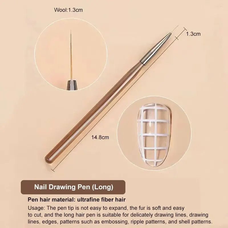 Набор из 9 кистей для нейл-арт – обзор и цена Nail Art Brush Set