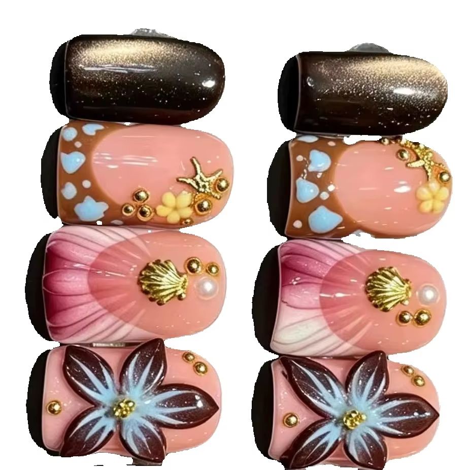 Набор из 10 накладных ногтей т – обзор и цена Nail Art Leopard