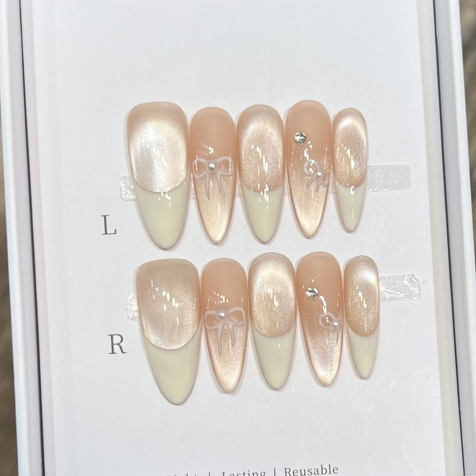10 шт., миндалевидные глянцевы – обзор и цена Nail Art Wedding