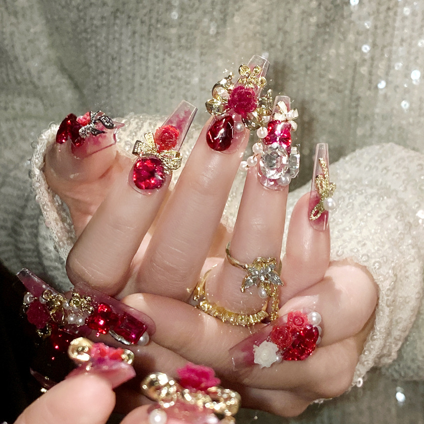 24 шт., новогодние тяжелые мет – обзор и цена Nail Art Wedding