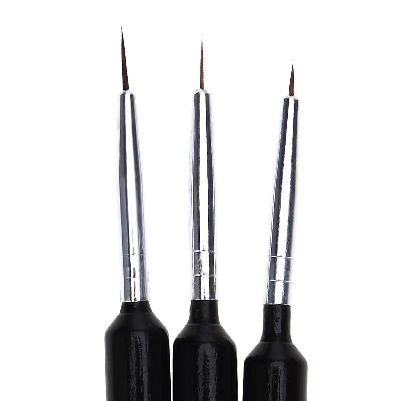 Набор из 3 ультратонких кистей – обзор и цена Nail Art Brush Set