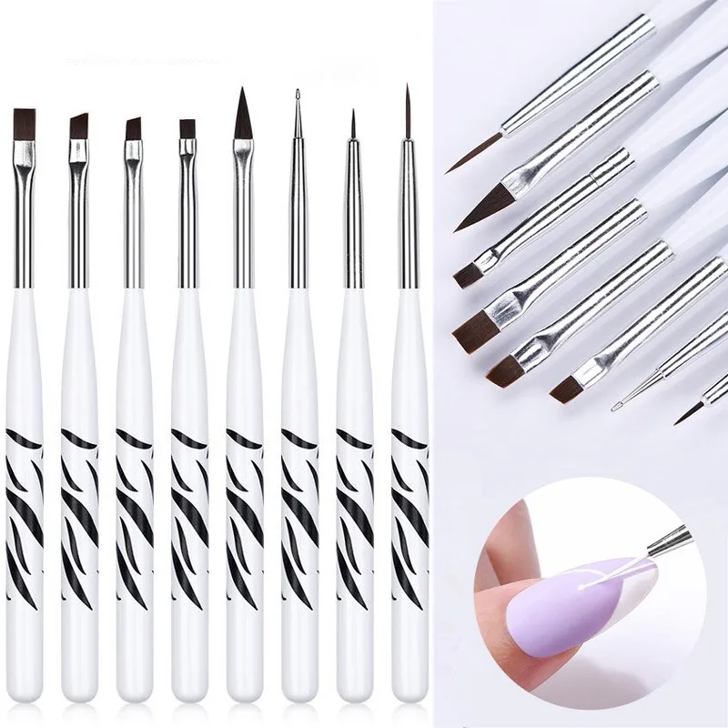 Кисть для дизайна ногтей, кист – обзор и цена Nail Art Brush Set