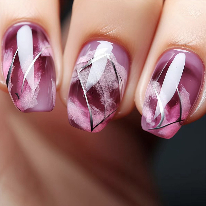 24 шт., накладные ногти с леоп – обзор и цена Nail Art Leopard
