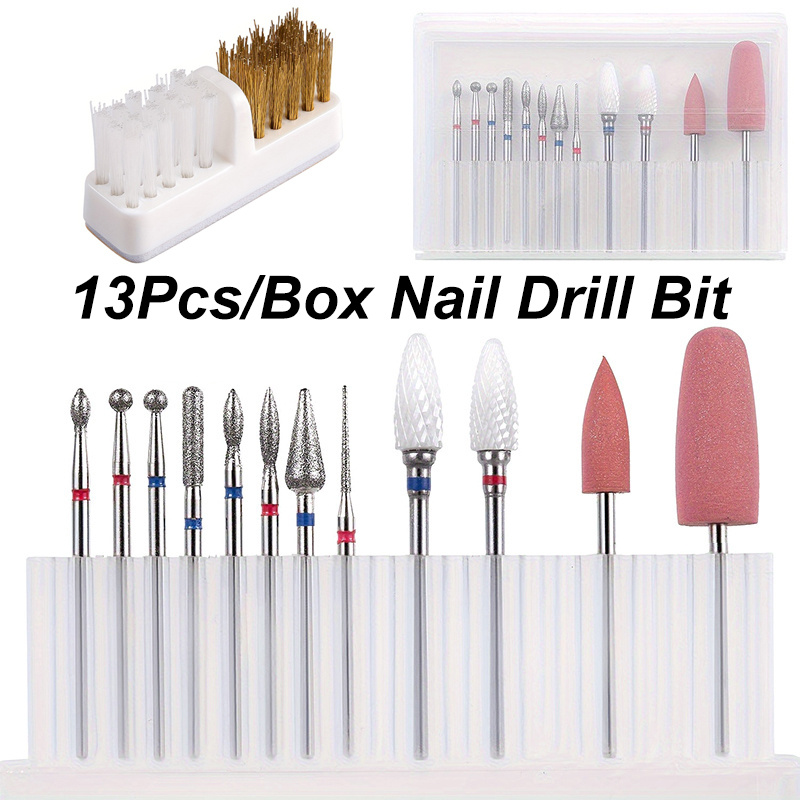 Набор из 13 насадок для маникю – обзор и цена Nail Art Brush Set