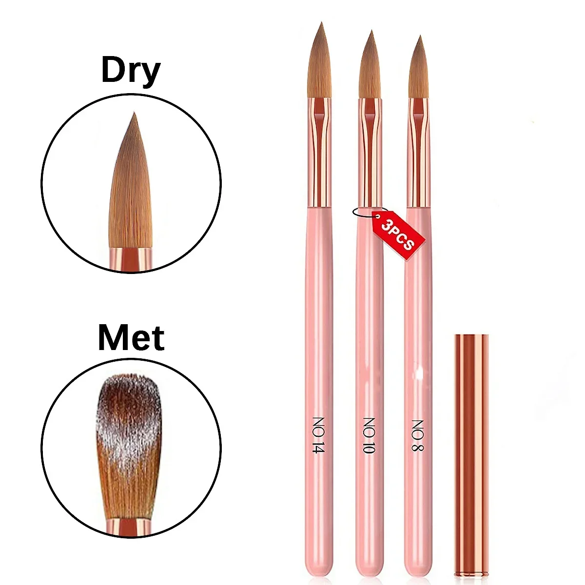 Ручка для дизайна ногтей Специ – обзор и цена Nail Art Brush Set