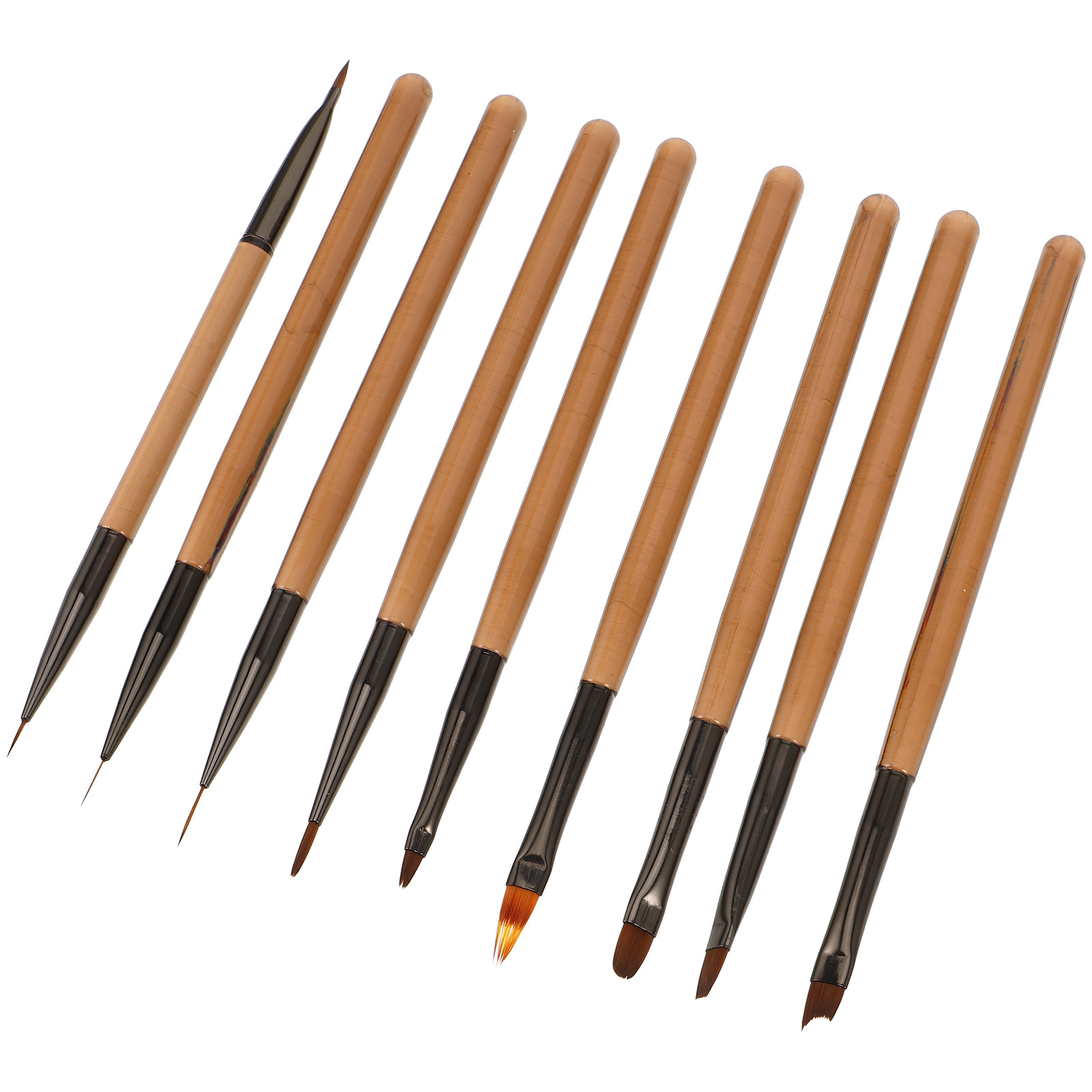 Набор элегантных кистей для не – обзор и цена Nail Art Brush Set