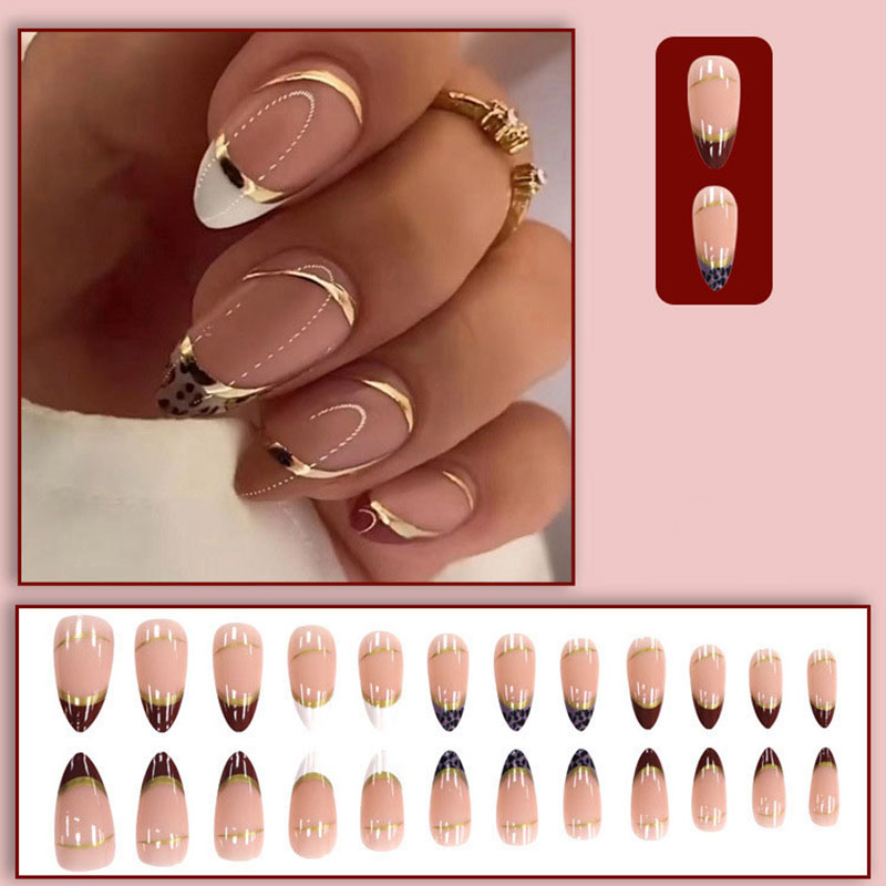 Искусственные ногти средней дл – обзор и цена Nail Art Leopard
